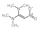 N,N,N,N-tetramethyl-2-nitro-ethene-1,1-diamine结构式