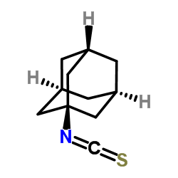 异硫氰酸1-金刚烷酯结构式