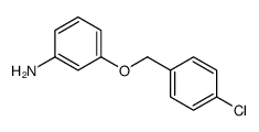 3-[(4-氯苯基)甲氧基]-苯胺结构式