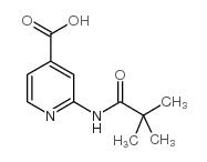 2-(2,2-二甲基-丙酰基氨基)-异烟酸结构式