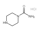 piperazine-1-carboxylic acid amide hcl structure