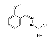 [(2-methoxyphenyl)methylideneamino]thiourea Structure