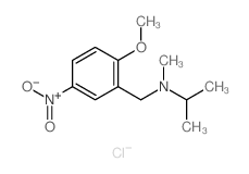 Benzenemethanamine,2-methoxy-N-methyl-N-(1-methylethyl)-5-nitro-, hydrochloride (1:1)结构式
