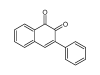 3-phenylnaphthalene-1,2-dione结构式
