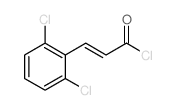 2,6-Dichlorocinnamoyl chloride结构式