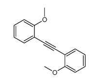 1-methoxy-2-[2-(2-methoxyphenyl)ethynyl]benzene结构式