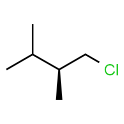[S,(+)]-1-Chloro-2,3-dimethylbutane Structure