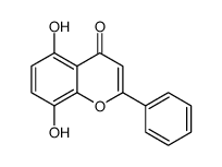 5,8-Dihydroxyflavone结构式