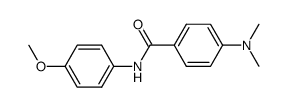 4-(dimethylamino)-N-(4-methoxyphenyl)benzamide结构式