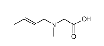 2-[methyl(3-methylbut-2-enyl)amino]acetic acid结构式