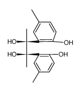 meso-2,3-bis-(2-hydroxy-5-methyl-phenyl)-butane-2,3-diol Structure
