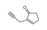 2-prop-2-ynylcyclopent-2-en-1-one结构式