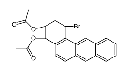 [(1R,3R,4R)-4-acetyloxy-1-bromo-1,2,3,4-tetrahydrobenzo[a]anthracen-3-yl] acetate Structure