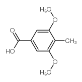 3,5-Dimethoxy-4-methylbenzoic acid Structure
