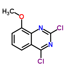 2,4-二氯-8-甲氧基喹唑啉结构式