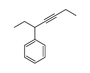 hept-4-yn-3-ylbenzene Structure