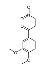1-(3,4-dimethoxyphenyl)-3-nitropropan-1-one结构式