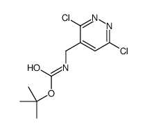 (3,6-二氯吡嗪-4-基)甲基氨基甲酸叔丁酯结构式