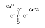 calcium,aluminum,chromium(3+),phosphate Structure