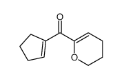 cyclopenten-1-yl(3,4-dihydro-2H-pyran-6-yl)methanone Structure