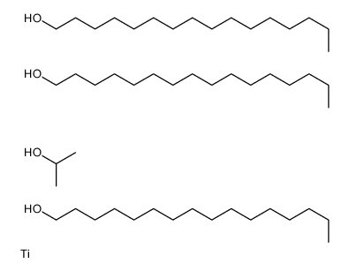 hexadecan-1-ol,propan-2-ol,titanium Structure