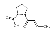 1-[(2e)-1-氧代-2-丁烯]-L-脯氨酸结构式