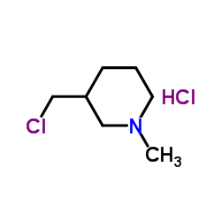 3-氯甲基-1-甲基哌啶 盐酸盐结构式