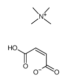 tetramethylammonium hydrogen maleate Structure