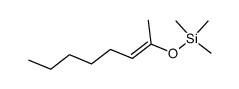 (E)-trimethyl(oct-2-en-2-yloxy)silane结构式