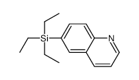 (9CI)-6-(三乙基甲硅烷基)-喹啉结构式