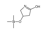 4-trimethylsilyloxypyrrolidin-2-one结构式