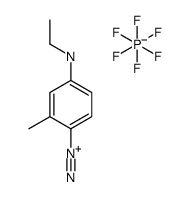 4-(ethylamino)-2-methylbenzenediazonium hexafluorophosphate结构式
