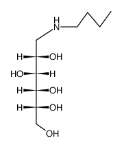 1-n-butylamino-1-deoxy-D-glucitol结构式