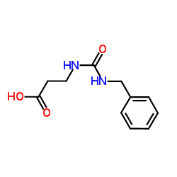 3-{[(苄氨基)羰基]氨基}丙酸结构式