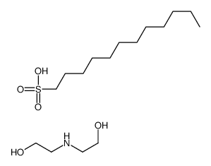 dodecane-1-sulphonic acid, compound with 2,2'-iminodiethanol (1:1)结构式