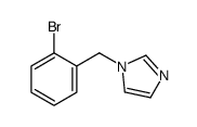 1-(2-溴苄基)-1H-咪唑结构式