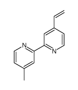 4-乙烯基-4'-甲基-2,2'-联吡啶结构式