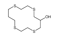 6-Hydroxy-1,4,8,11-tetrathiacyclotetradecane Structure