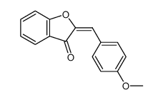 E-2-[(4-methoxyphenyl)methylene]benzo[b]furan-3-one Structure
