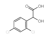 Benzeneacetic acid,2,4-dichloro-a-hydroxy- Structure