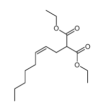 diethyl 2(Z)-octenyl-malonate Structure