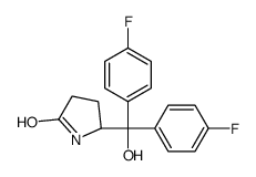 (5S)-5-[bis(4-fluorophenyl)-hydroxymethyl]pyrrolidin-2-one Structure