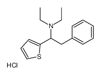 N,N-diethyl-2-phenyl-1-thiophen-2-ylethanamine,hydrochloride结构式