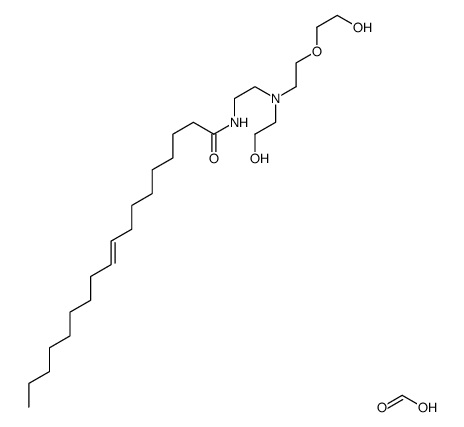 formic acid, compound with N-[2-[[2-(2-hydroxyethoxy)ethyl](2-hydroxyethyl)amino]ethyl]oleamide (1:1)结构式