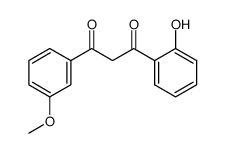 1-(2-hydroxyphenyl)-3-(3-methoxyphenyl)-1,3-propanedione结构式