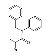 N-苄基-2-溴-N-苯基丁酰胺结构式