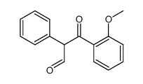 3-(2-methoxy-phenyl)-3-oxo-2-phenyl-propionaldehyde结构式