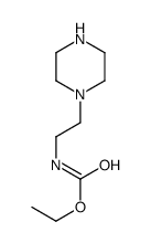 2-(哌嗪-1-基)乙基氨基甲酸乙酯结构式