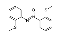 bis-(2-methylsulfanyl-phenyl)-diazene-N-oxide结构式