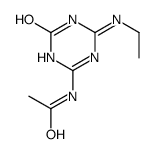 N-[6-(ethylamino)-4-oxo-1H-1,3,5-triazin-2-yl]acetamide结构式